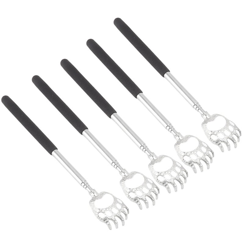 Telescopic Back Scratcher: Stainless Steel Foldable Handle, Relieve Hard-to-Reach Itching - Multi-Utility Body Pressing Tool for Home Travel Family Gift - Image 2