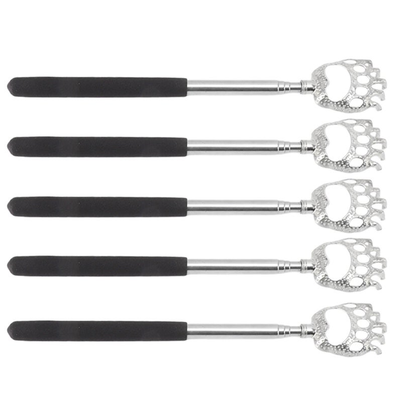 Telescopic Back Scratcher: Stainless Steel Foldable Handle, Relieve Hard-to-Reach Itching - Multi-Utility Body Pressing Tool for Home Travel Family Gift - Image 4