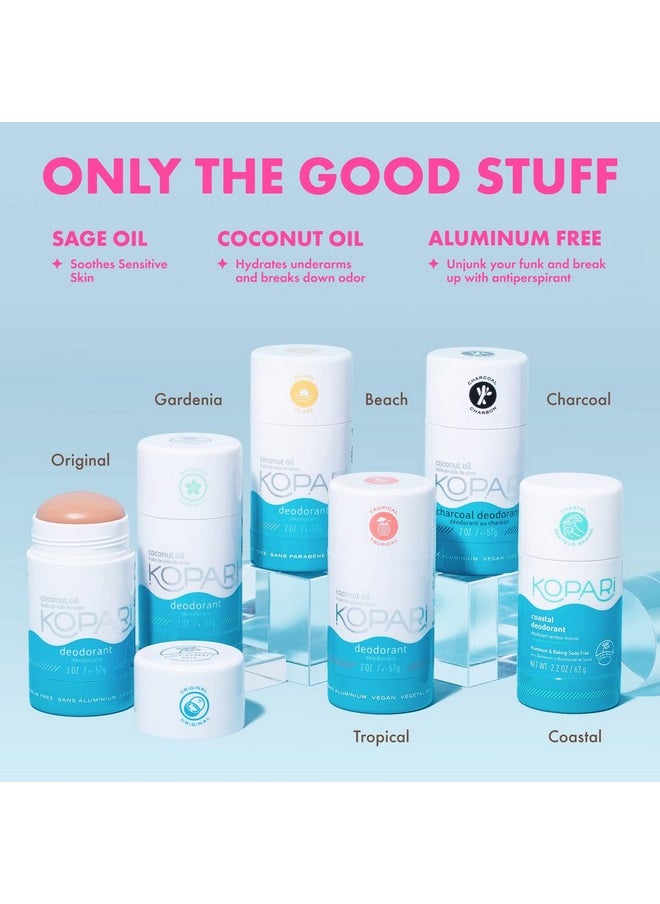 Kopari Deodorant For Women With Organic Coconut Oil Aluminum Free Deodorant Non Toxic Deodorant Vegan Gluten Free Paraben Free Deodorant For Men & Women 2.0 Oz Beach  - Image 5