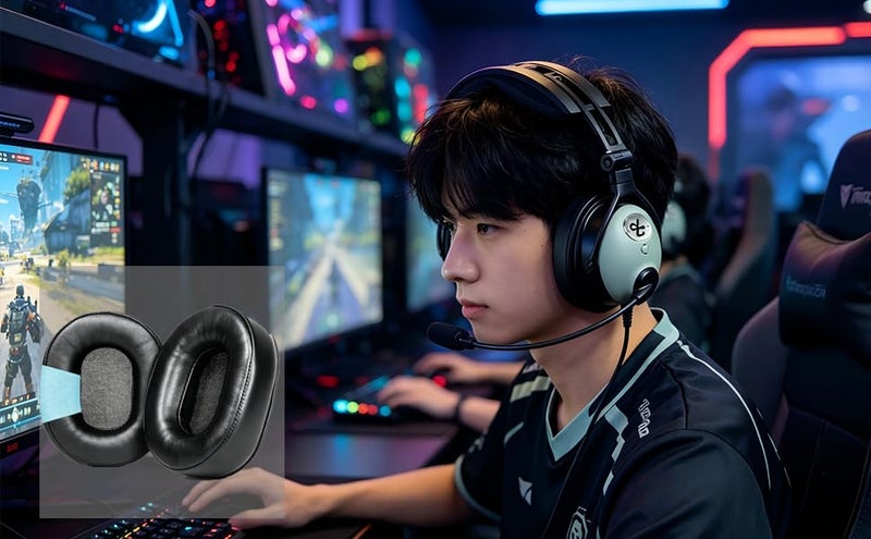 YDYBZB Ear Pads Cushion Memory Foam Replacement Compatible with David Clark DC ONEX Pilot Headphones Upgrade Thicker Earpads - Image 3