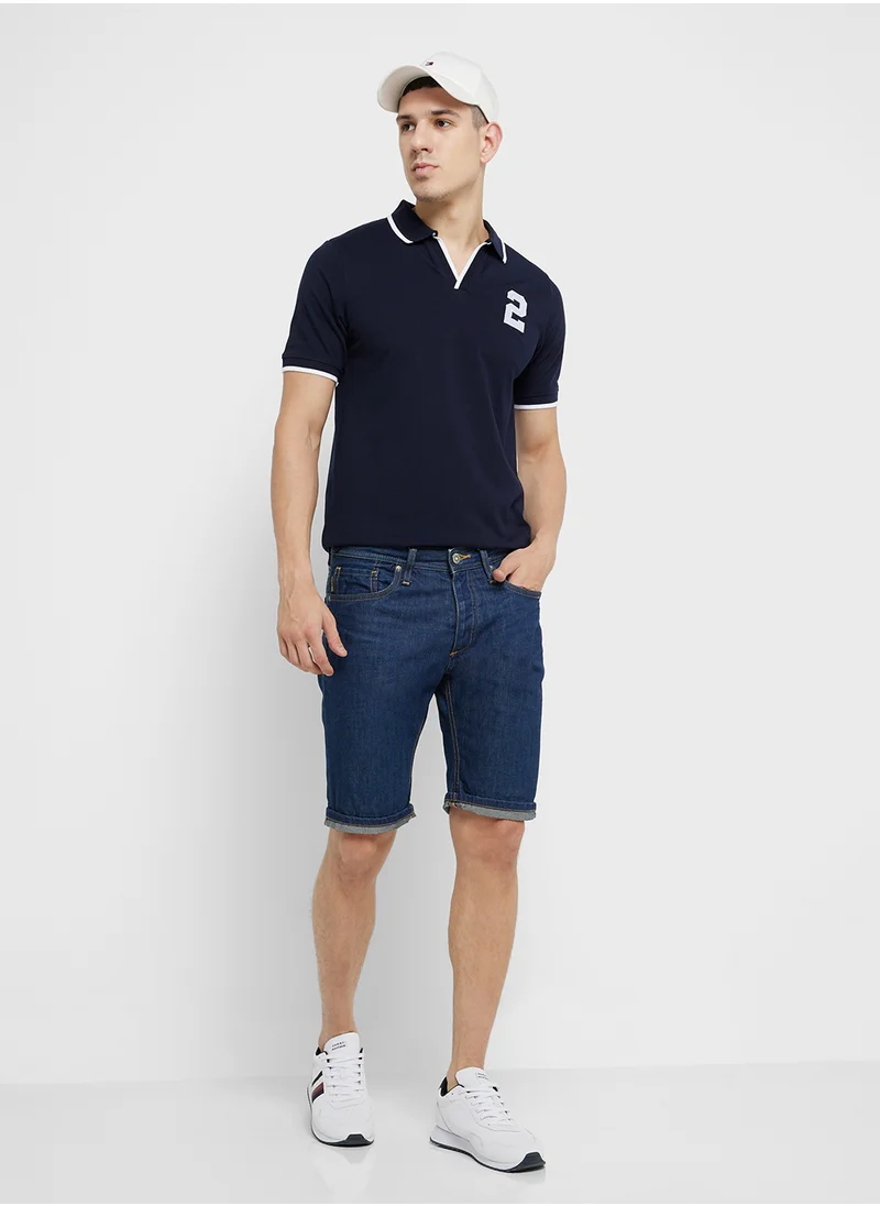 Seventy Five Tipping At  Placket ,Collar,Sleeve