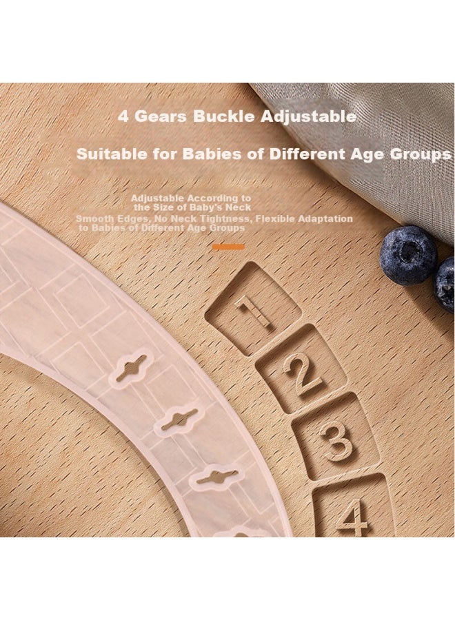 Bao Shi Boshi Baby Bib Silicone Waterproof Bib Children's Coverall 3d Naked Sensation Silicone Anti-dirty Bib - Image 2