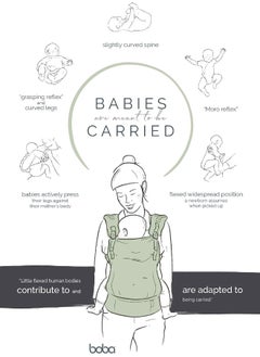 boba Boba X Baby Carrier - Adjustable Infant Carrier for Newborn to Toddler, Front and Backpack Babywearing 7 to 45 lbs, Ergonomic Baby Carrier with Crossable Straps and Padded Shoulders  - Image 5