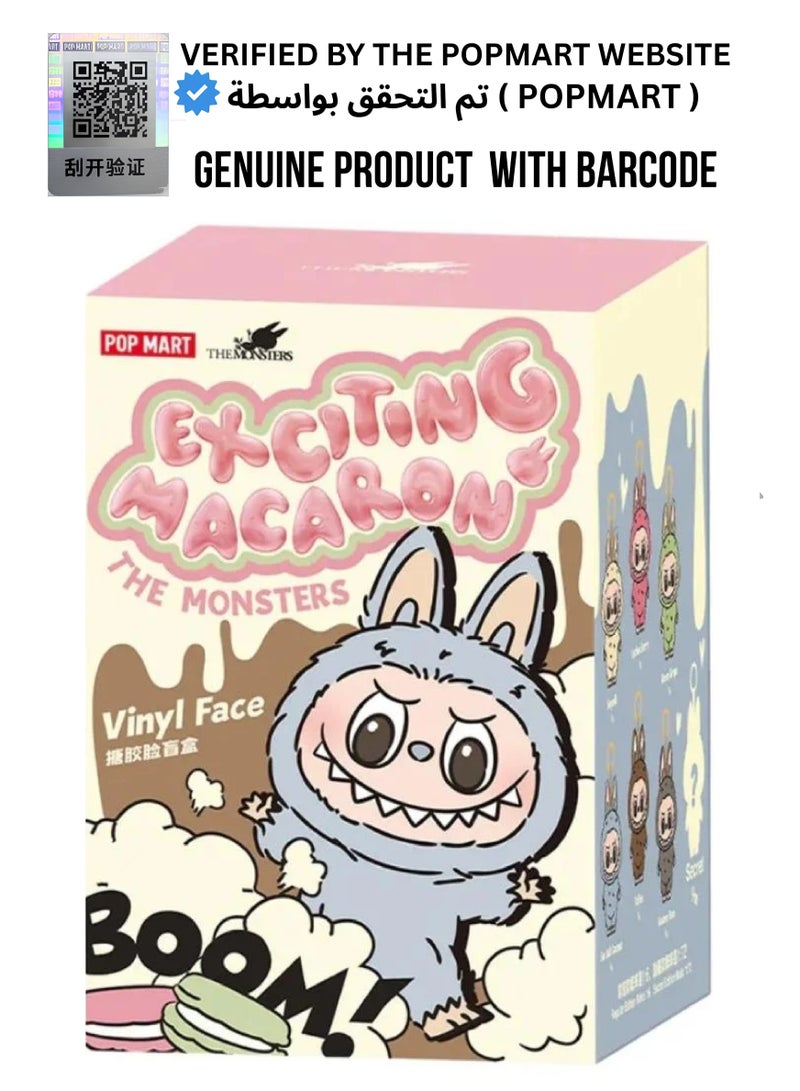 Pop Mart x Momiji 100% Authentic Labubu THE MONSTERS - Exciting Macaron Vinyl Face Blind Box Plush Pendant Single Blind Box - Image 1
