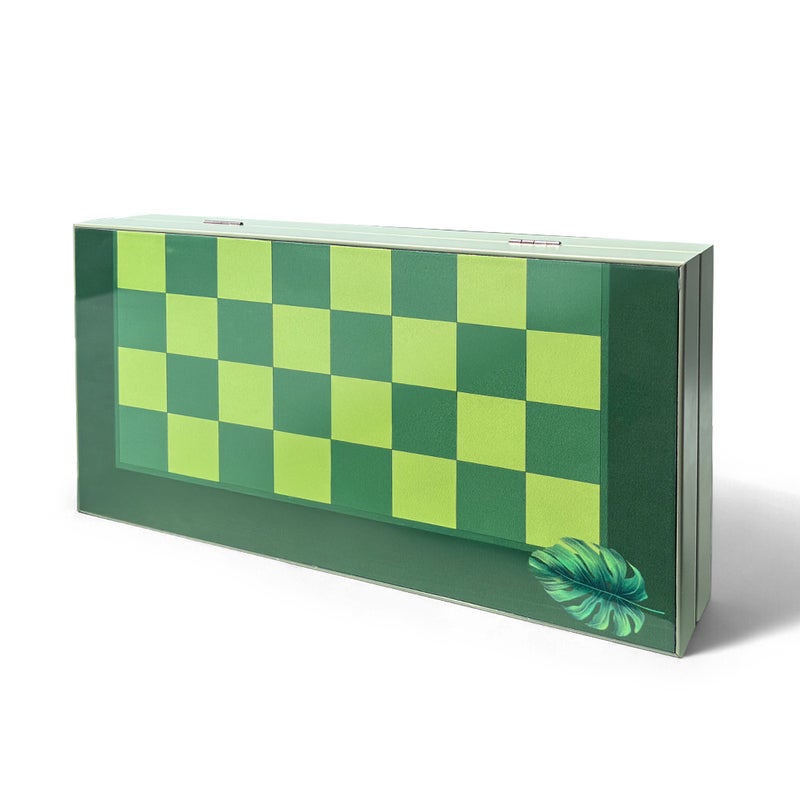 Biggdesign Backgammon Set with Dice and Checkers, MDF Body, Magnetic Lock, Durable Gloss Finish, Scratch-Proof Surface, Board Games for Gift – Made in Turkey - Image 1