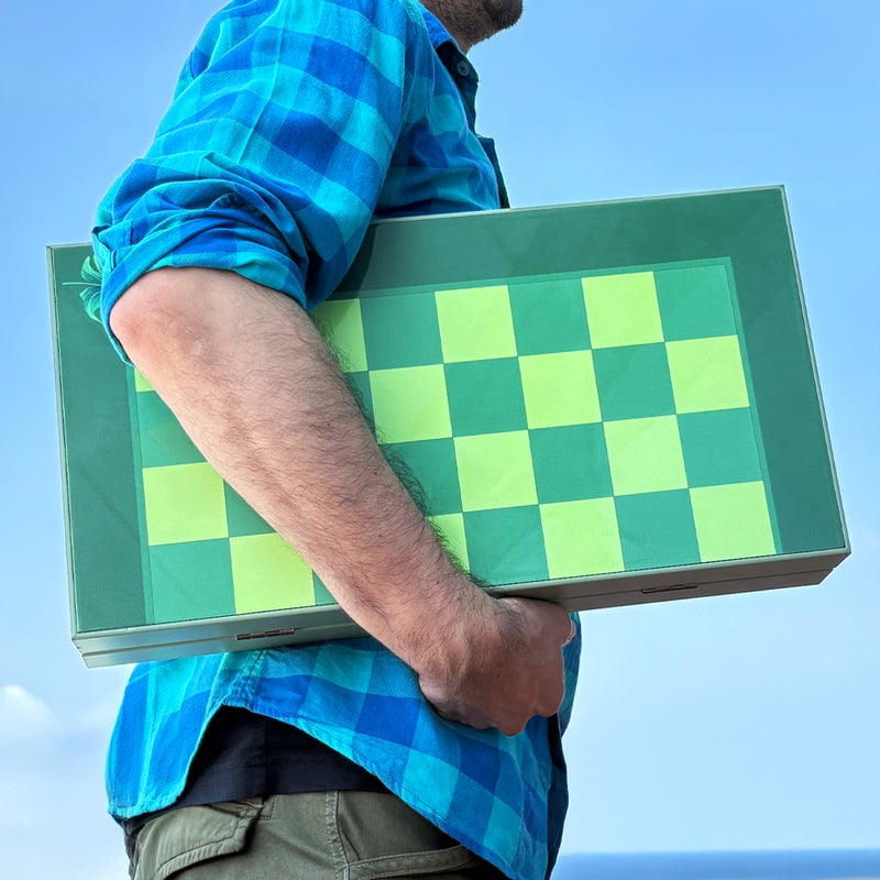 Biggdesign Backgammon Set with Dice and Checkers, MDF Body, Magnetic Lock, Durable Gloss Finish, Scratch-Proof Surface, Board Games for Gift – Made in Turkey - Image 4