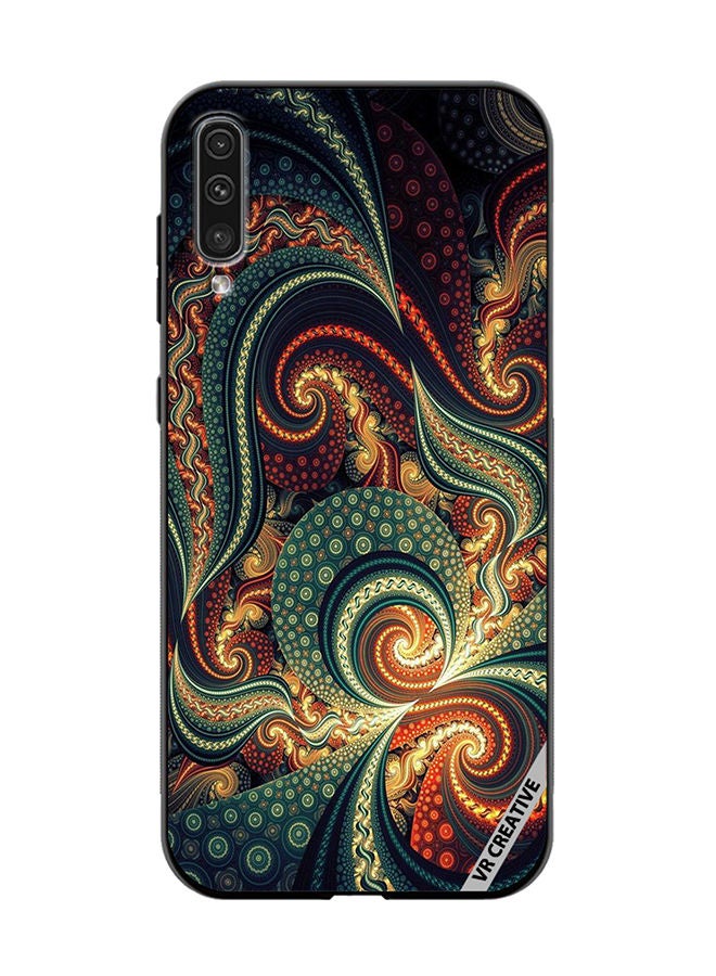 VR CREATIVE Protective Case Cover For Samsung Galaxy A50/A50s Pastel Green Design Multicolour - Image 1