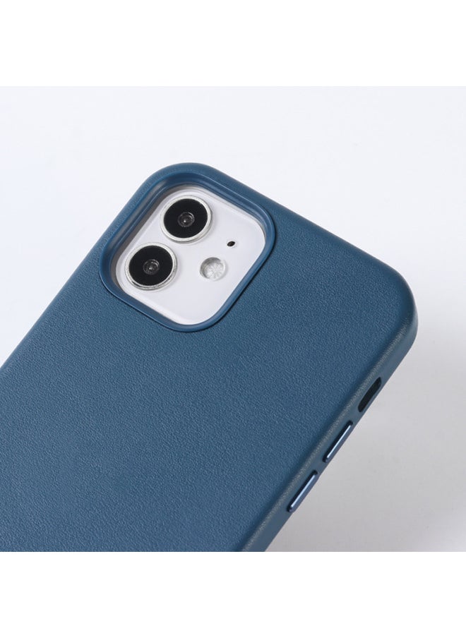 For Apple 12 Original Magnetic Mobile Phone Case Iphone11promax Real Leather Magsafe Protective Shell 11-Color:Official Same As The Number Of Flowers And Grass Color-Applicable Model:For IPhone 12Promax (color Animation + Magnetic + Carton Packaging)