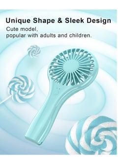 NIBEMINENT Mini Handheld Fan Battery Operated Small Personal Portable Speed Adjustable USB Rechargeable Cute Design Powerful Eyelash for Stylish Kids Girls Women Men Indoor Outdoor Travelling  - Image 3