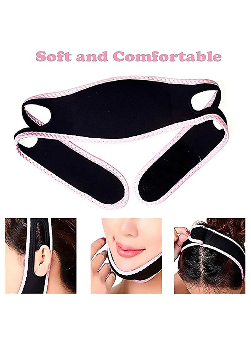 Generic - Anti Snoring Chin Strap, Pink-Stop Snoring Chin Straps for CPAP Users,Jaw Strap for Sleeping,Chin Straps to Keep Mouth Closed for Sleeping Better, Cpap Chin Strap for Sleep Apnea for Men Womem - Image 1