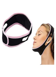 Anti Snoring Chin Strap, Pink-Stop Snoring Chin Straps for CPAP Users,Jaw Strap for Sleeping,Chin Straps to Keep Mouth Closed for Sleeping Better, Cpap Chin Strap for Sleep Apnea for Men Womem