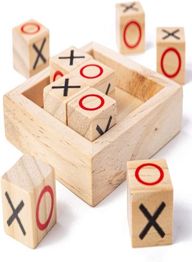 SIMPLE DAYS Simpledays Criss Cross Toy Wooden Board Tic Tac Toe Game Funny Table Game For Adult Kids - Image 4