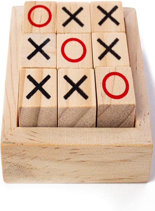 SIMPLE DAYS Simpledays Criss Cross Toy Wooden Board Tic Tac Toe Game Funny Table Game For Adult Kids - Image 2