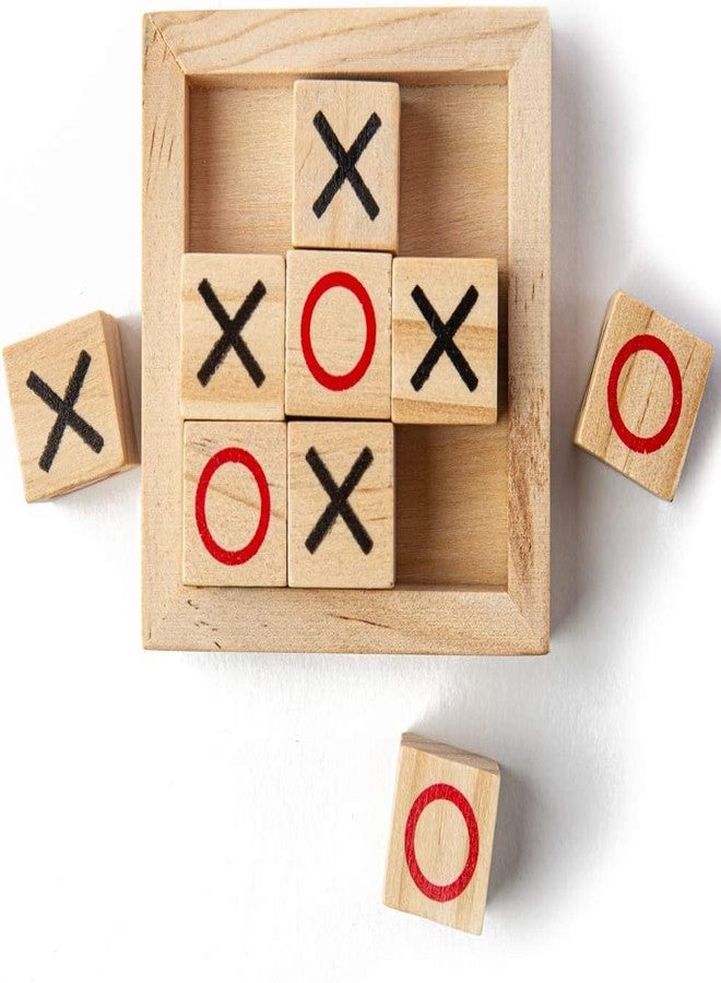 SIMPLE DAYS Simpledays Criss Cross Toy Wooden Board Tic Tac Toe Game Funny Table Game For Adult Kids - Image 1