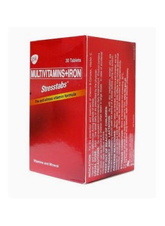 gsk Stresstabs Multivitamins And Iron 30 Tablets  - Image 1