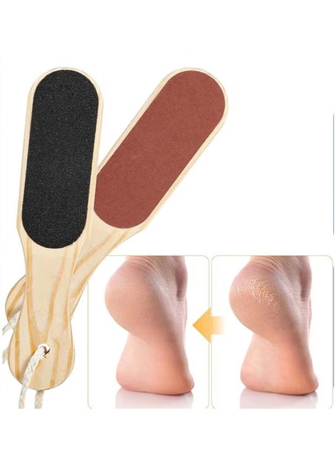 مبرد قدم مزدوج الجانبين للاستخدام الاحترافي، مبرد باديكير لإزالة الجلد الميت وتشقق الكعبين والجلد الجاف، أداة تقشير القدمين مع مقبض مريح للاستخدام المنزلي والصالونات، لإزالة الكالس والعناية بالقدم والكعوب للنساء والرجال، قابل لإعادة الاستخدام وسهل التنظيف - Image 1