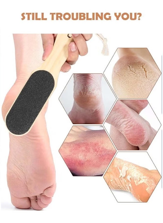 مبرد قدم مزدوج الجانبين للاستخدام الاحترافي، مبرد باديكير لإزالة الجلد الميت وتشقق الكعبين والجلد الجاف، أداة تقشير القدمين مع مقبض مريح للاستخدام المنزلي والصالونات، لإزالة الكالس والعناية بالقدم والكعوب للنساء والرجال، قابل لإعادة الاستخدام وسهل التنظيف - Image 2