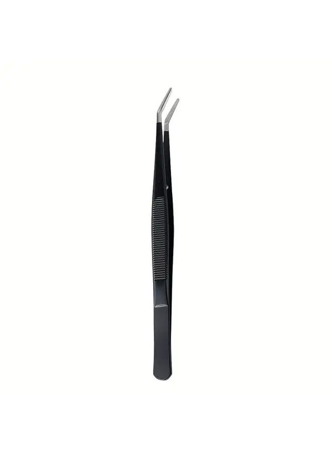 Heavy Duty Stainless Steel Serrated Blackhead Tweezers Multi Purpose Precision Grip - Image 1
