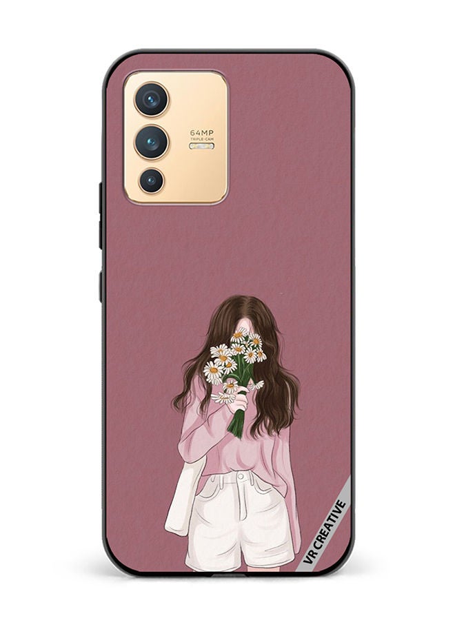 VR CREATIVE غطاء حماية لهاتف Vivo V23 5G بتصميم جيني متعدد الألوان - Image 1