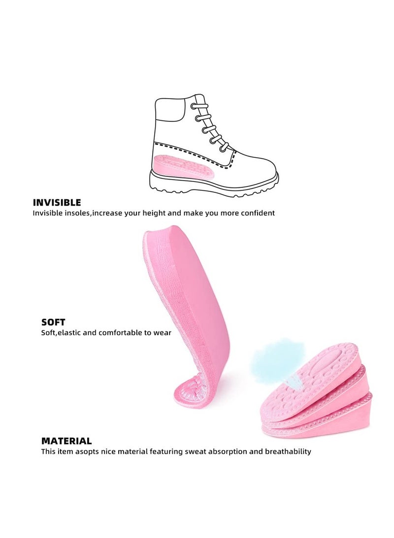 Excefore 3 Pairs Height Increase Insole, Invisible Foot Pads Shoe Inserts, Increase Insoles for Women Leg Length Discrepancy, Adjustable Orthopedic Heel, for Sneakers, Casual Shoes - Image 4