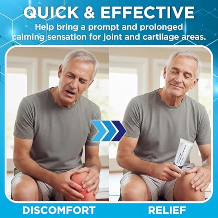 Dr. T Glucosamine Chondroitin Cream w/MSM & Collagen, 4.23 oz/ 120g 3 Pack | Glucosamine, Chondroitin, MSM, Collagen, Supports Joint Mobility, Flexibility, Muscle Comfort, Cooling Sensation, Cream - Image 5
