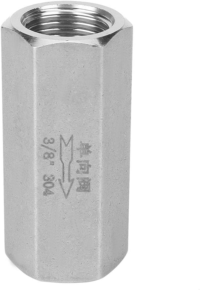 3 8 Inch Stainless Steel BSPP Female Check Valve For Water Gas Oil - Image 1