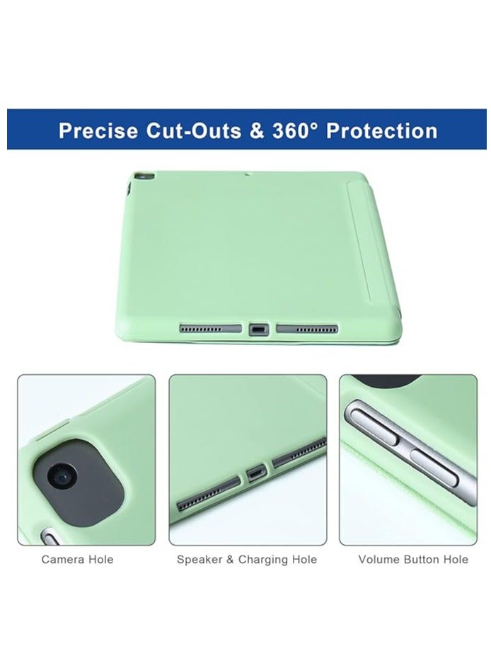 TIGER iPad 10.2 Inch Case for iPad 9th Generation 2021, iPad 8th Generation 2020 & iPad 7th Generation 2019, 5-in-1 Multiple Viewing Angles, Auto Wake/Sleep Soft Back Cover, Matcha Green - Image 4