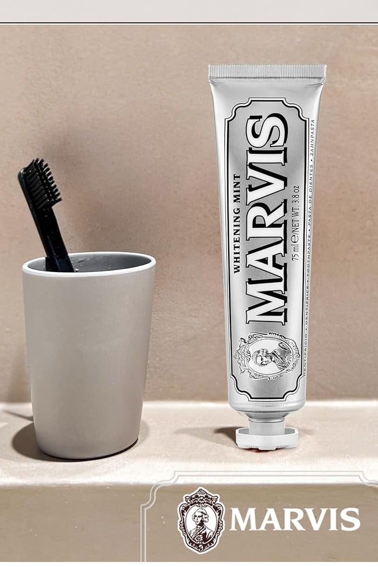 مارفيس معجون أسنان مبيض بالنعناع من مارفيس، 75 مل - Image 2