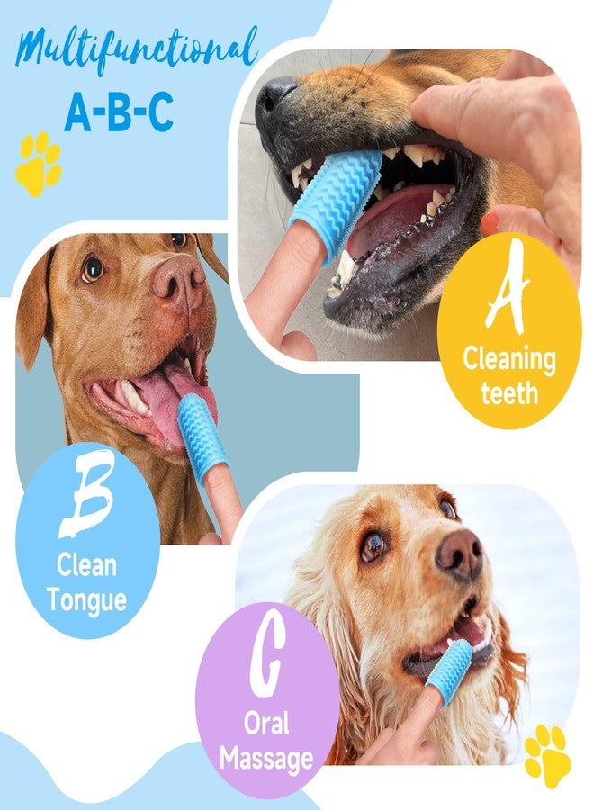 babove Dog Toothbrush,4-Pack Dog Tooth Brushing Kit,pet Toothbrush, Dog Finger Toothbrush for Dogs,Dog Teeth Cleaning,Combine with Dog Toothpaste for More Thorough Cleaning - Image 3