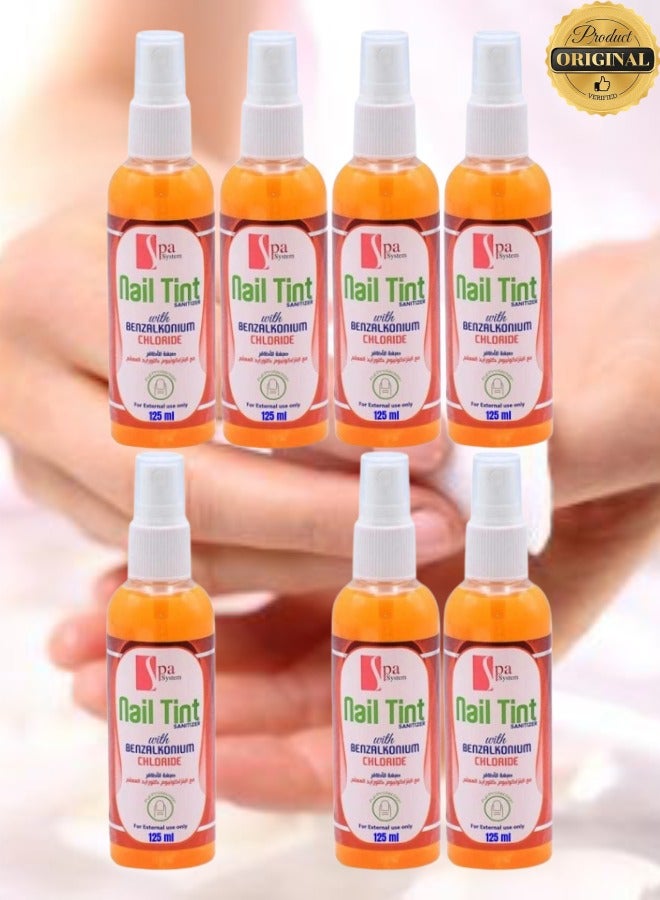 سبا سيستم 7 قطع صبغة أظافر بكلوريد البنزالكونيوم للاستخدام الخارجي فقط 125 مل - Image 1