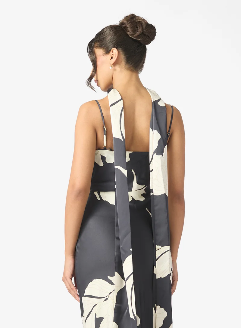 PRETTY LAVISH Keisha Scarf Maxi Dress