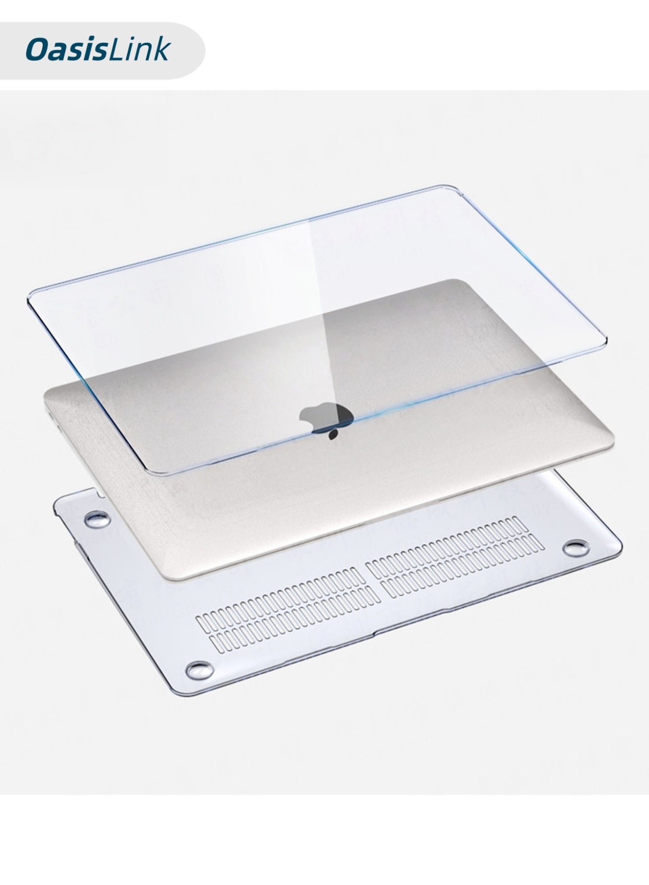 OasisLink OasisLink Crystal Clear MacBook Case For Apple MacBook Air 13 A1932 A2179 A2337