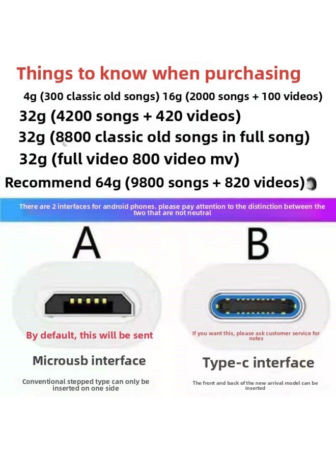 Car Classic Old Songs U Disk Mandarin Cantonese Nostalgic Songs High Quality Car Music Pop Mp3 Songs Free Shipping-Color:Red®✦-Capacity:32g (full Song 8800 Classic Old Songs)®✦ - Image 4