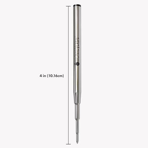 Monteverde USA Ballpoint Refill to Fit Montblanc Ballpoint Pens - Medium Point, Soft Roll, Black (2 Pack) (M132BK) - Image 2