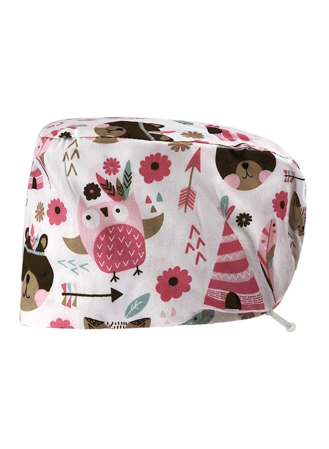 NIBEMINENT Unisex Scrub Hats Surgical Hats Printed Medical Nurse Operating Room Caps Women Pet Grooming Nursing Hats Sanitary Cap