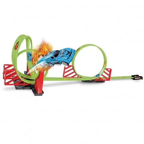 VRION® 22 Pices,360 Degree Loop Racing Track Game and 1 Pull Back Metal Alloy Car Play Set for Kids 10 Years and up, Unique Toys,Birthday Gift, Diwali Gift, Khilona for Boys ​(Kids Edition3) - Image 1