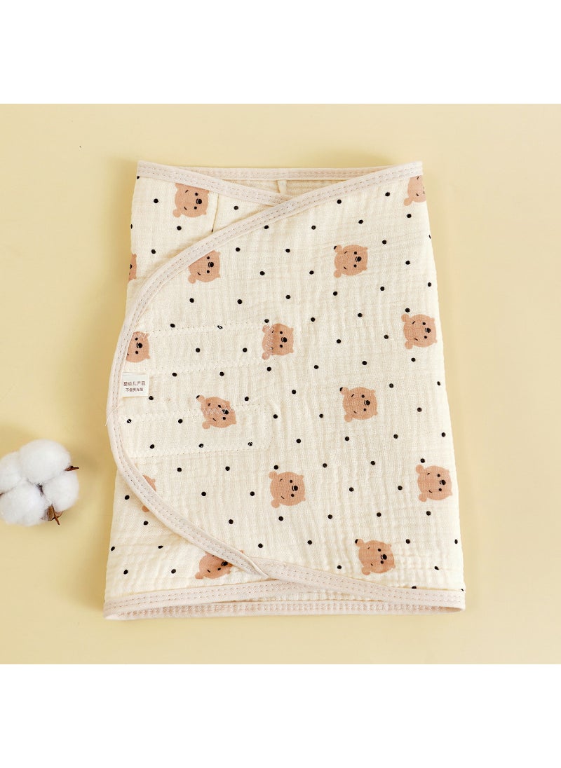 Generic Cotton Cartoon Baby Swaddle Wrap Little Bear Head 