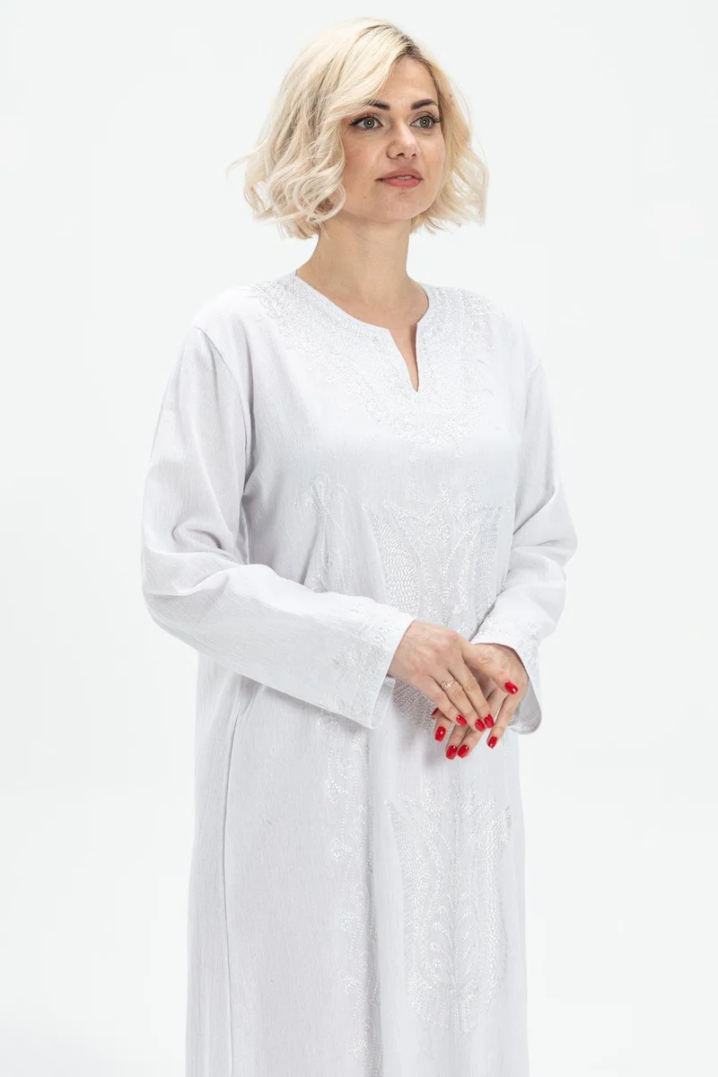 اليش شيل بيزي Embroidered Maxi Dress