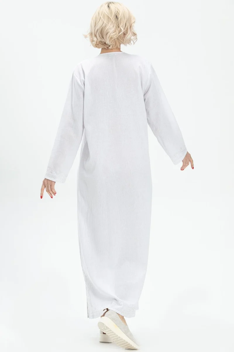 اليش شيل بيزي Embroidered Maxi Dress
