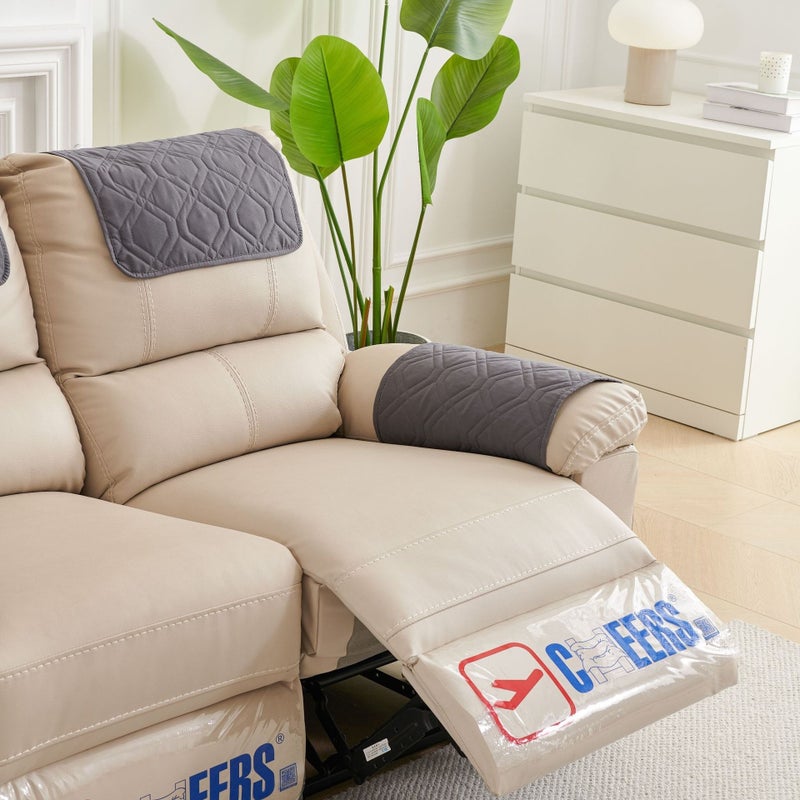 Yi Tong Hong New Cross-Border Sofa Armrest Pad 3-Piece Set with Headrest Pillow and Storage Pocket for Recliner and Sofa - Image 5