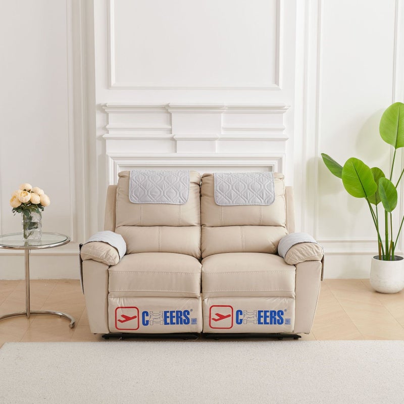 Yi Tong Hong New Cross-Border Sofa Armrest Pad 3-Piece Set with Headrest Pillow and Storage Pocket for Recliner and Sofa - Image 1