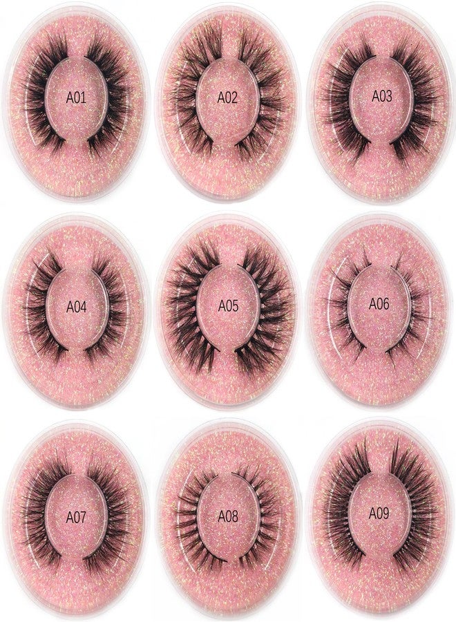 U-Hotmi Wholesale Fales Eyelashes, Mink Lashes Thick 5D Volume Natural Fake Lashes Pack(10 Pairs) - Image 2