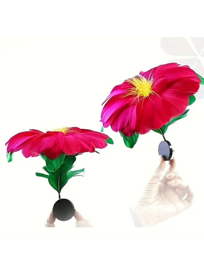 Red Magic Flower Vanishing Toy For Magic Enthusiasts - Image 2