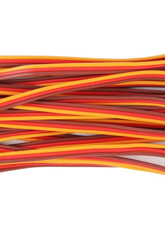 OliYin 20pcs 5.90inch 15cm 150mm Male to Male Lead Plug Servo Extension Wire Cable Line RC Model Aircraft Stranded 22awg 60 Cores Futaba JR - Image 5