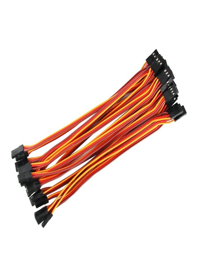 OliYin 20pcs 5.90inch 15cm 150mm Male to Male Lead Plug Servo Extension Wire Cable Line RC Model Aircraft Stranded 22awg 60 Cores Futaba JR - Image 1