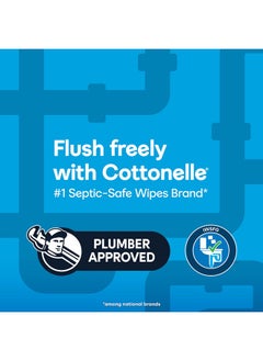 Cottonelle Freshfeel Flushable Adult Wet Wipes 8 Fliptop 42Count Packs (336 Wipes Total)  - Image 5