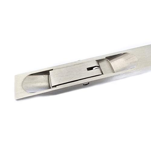 TOGU 6" Solid Lever Action Flush Bolt,Concealed Security Door Lock For Composite Doors,French Doors,Wood Doors,Double Doors,Dummy Doors,Brushed Nickel - Image 2