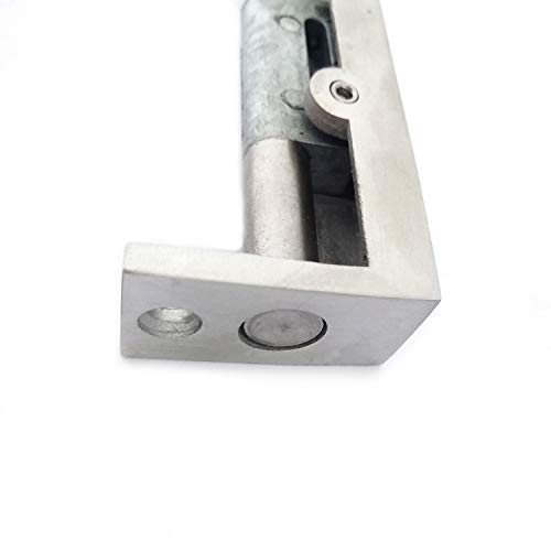 TOGU 6" Solid Lever Action Flush Bolt,Concealed Security Door Lock For Composite Doors,French Doors,Wood Doors,Double Doors,Dummy Doors,Brushed Nickel - Image 4