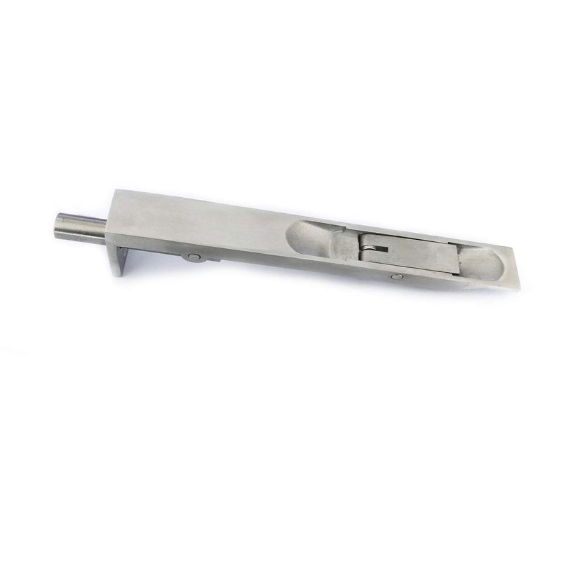 TOGU 6" Solid Lever Action Flush Bolt,Concealed Security Door Lock For Composite Doors,French Doors,Wood Doors,Double Doors,Dummy Doors,Brushed Nickel - Image 5