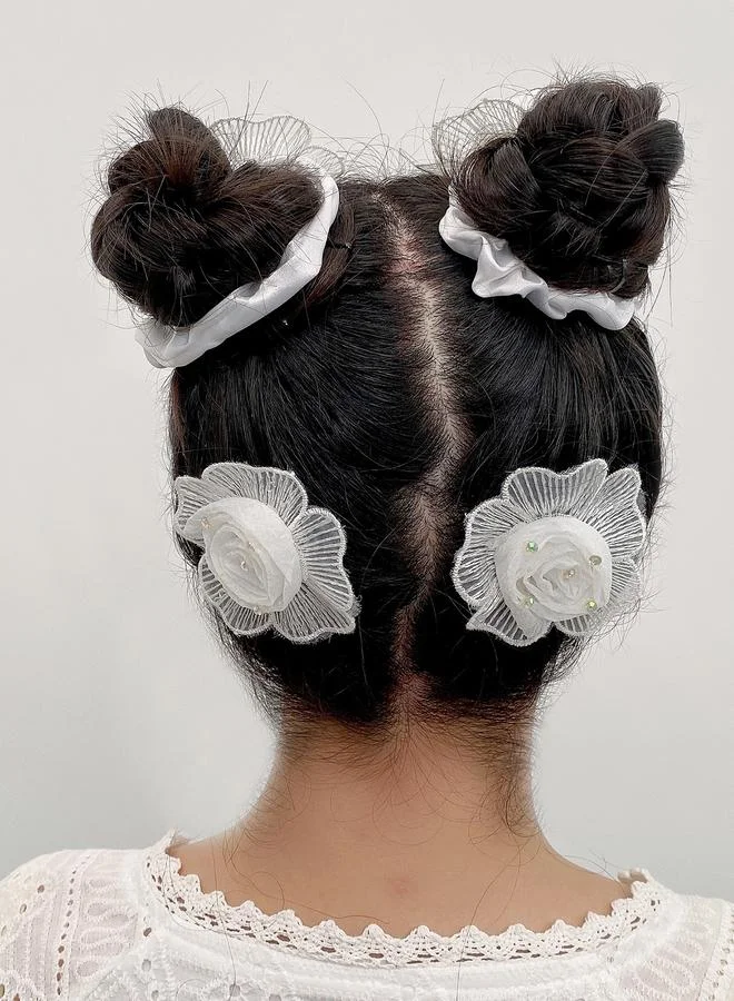 تايك تو Set of 4 - Flower Hair Accessory Set
